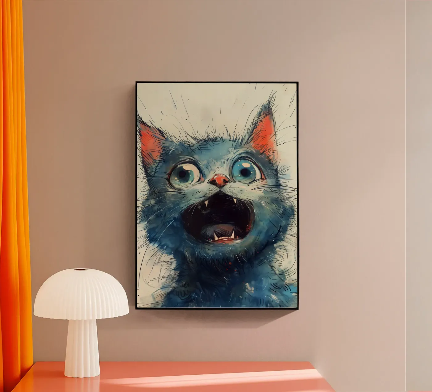 Gattino blu plexiglass da Justyna Jaszke JBJart