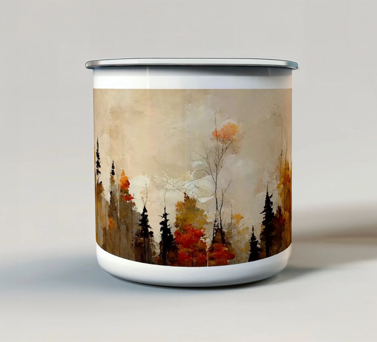 Autumn Forest tazza in smalto da treechild