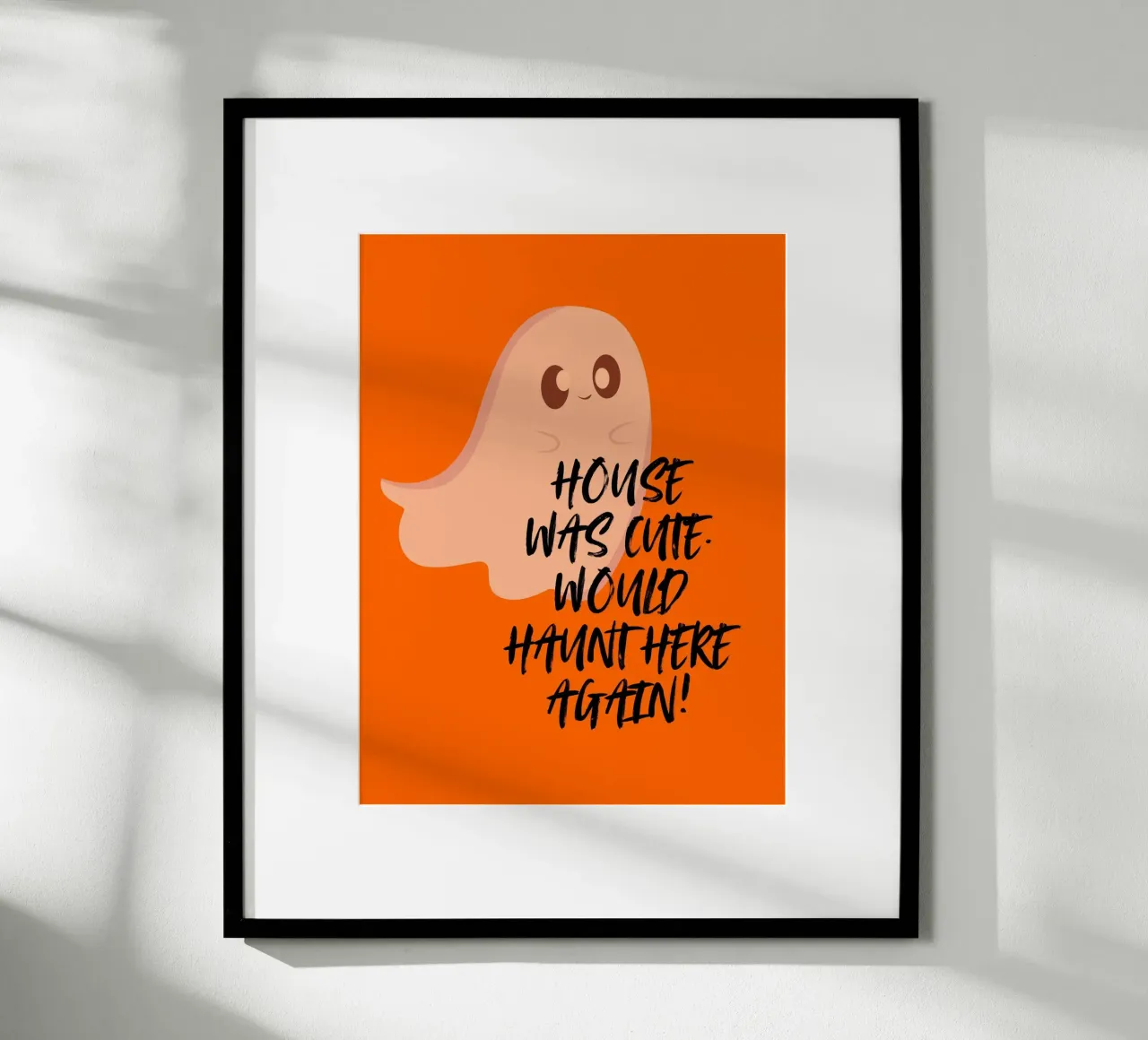 HAUS WAR SÜSS WÜRDE HIER WIEDER SPUKEN! II Poster von ArtDesign by KBK