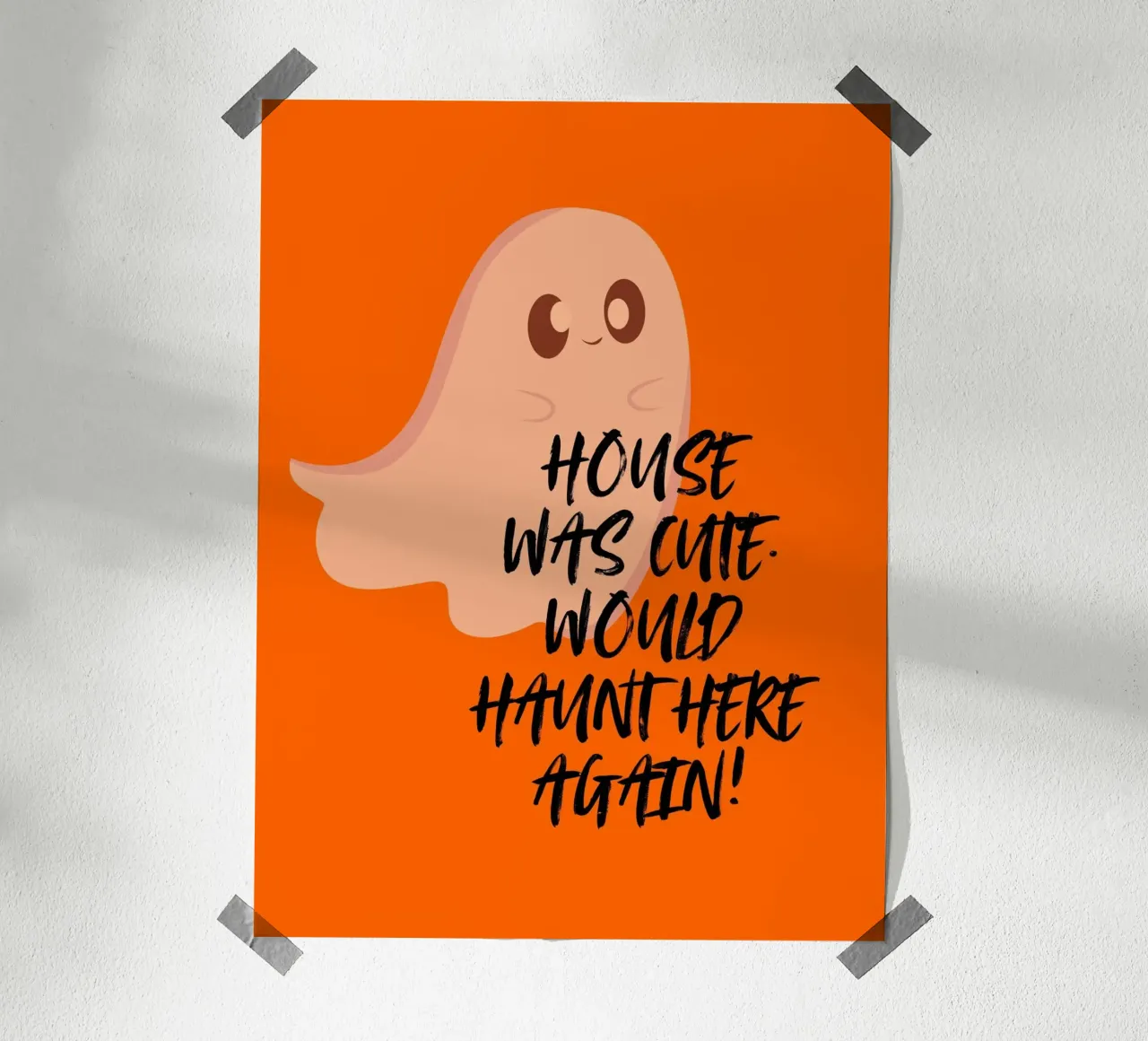 HAUS WAR SÜSS WÜRDE HIER WIEDER SPUKEN! II Poster von ArtDesign by KBK