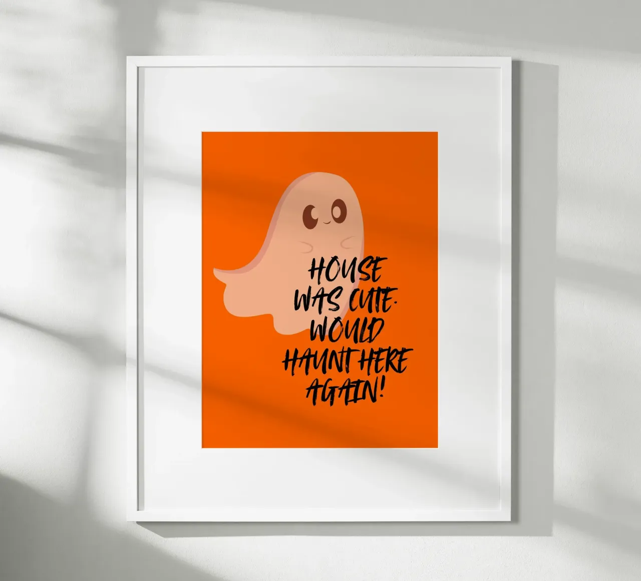 HAUS WAR SÜSS WÜRDE HIER WIEDER SPUKEN! II Poster von ArtDesign by KBK