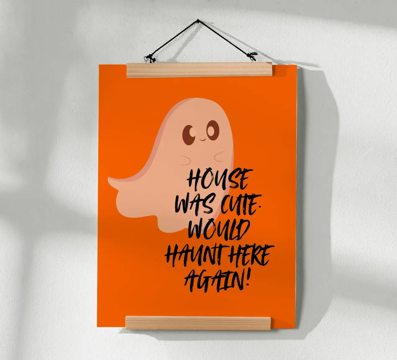 HAUS WAR SÜSS WÜRDE HIER WIEDER SPUKEN! II Poster von ArtDesign by KBK