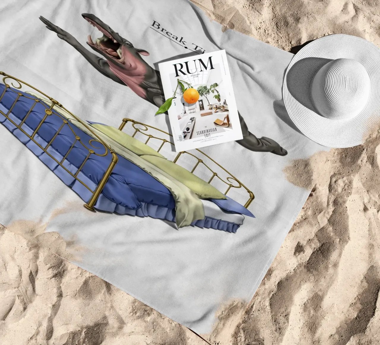 Break Time (Titled) telo mare da Rob Art | Illustration