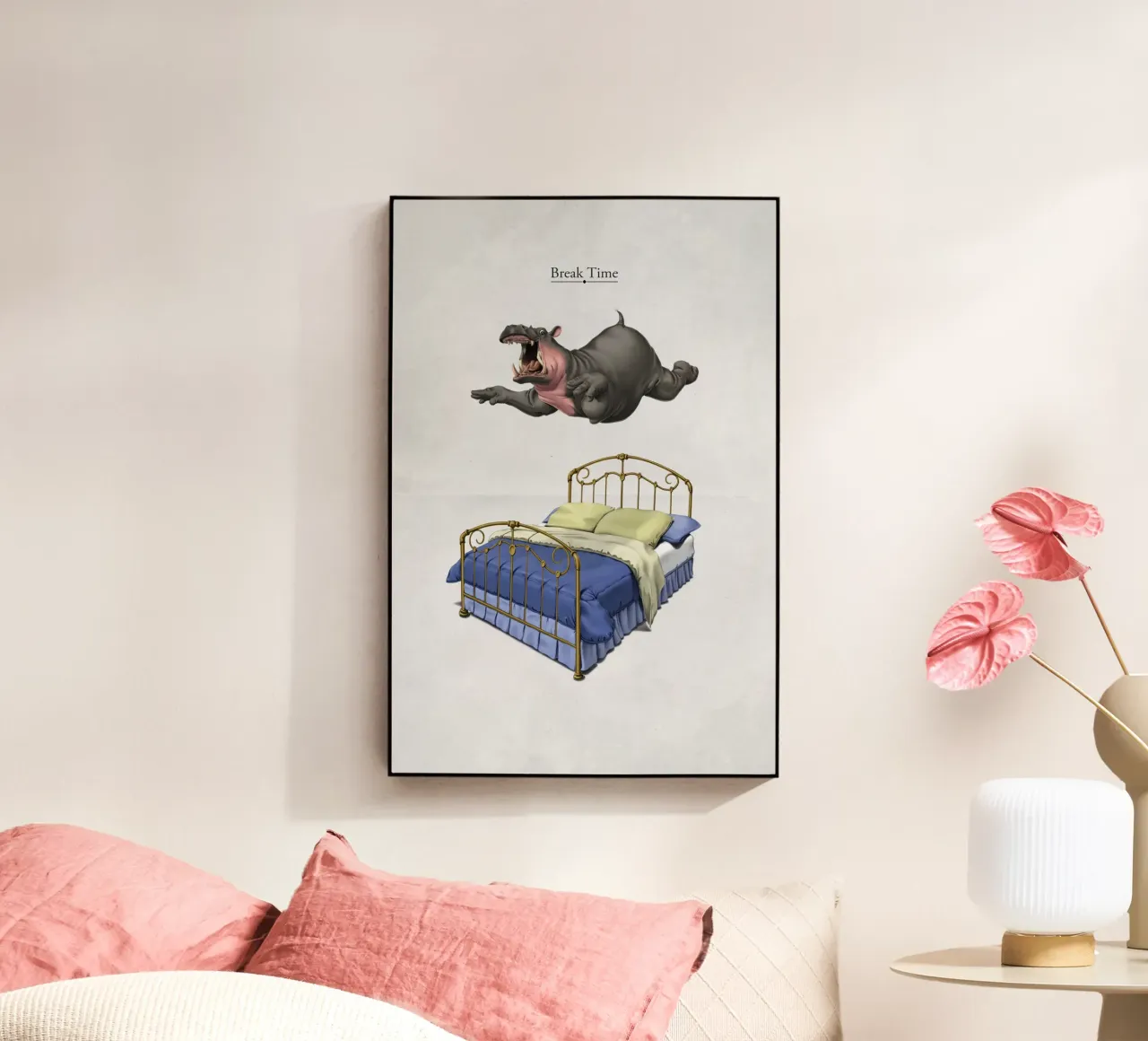 Break Time (Titled) plexiglass da Rob Art | Illustration