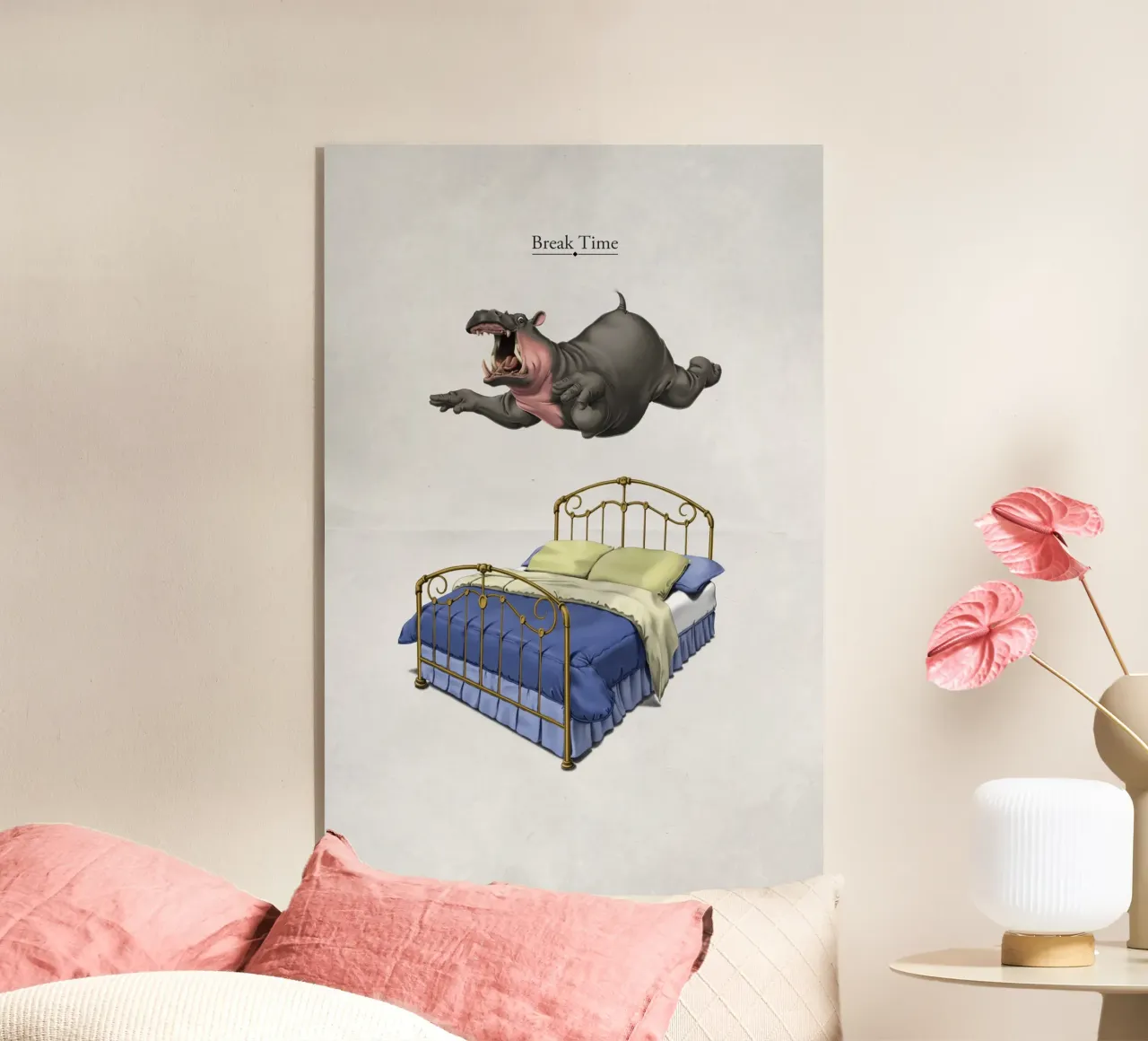 Break Time (Titled) plexiglass da Rob Art | Illustration