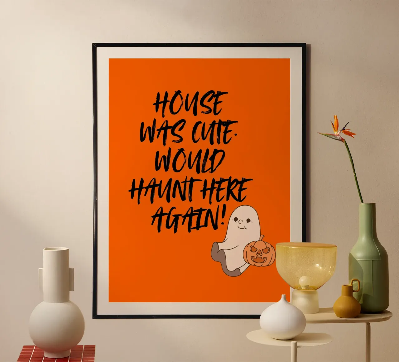 HAUS WAR SÜSS WÜRDE HIER WIEDER SPUKEN! III Poster von ArtDesign by KBK