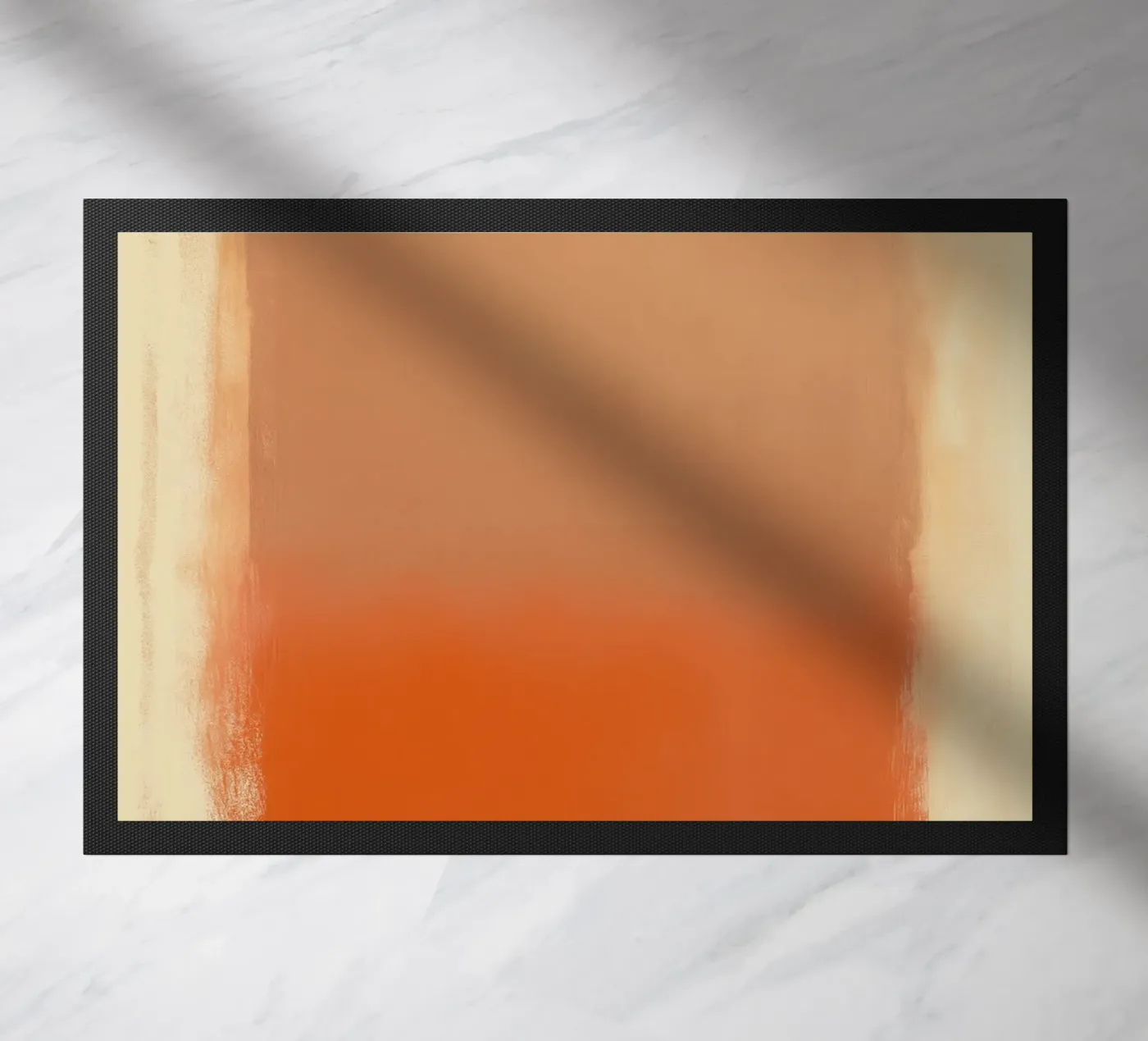 Modern colour fields doormat by Carinaprint