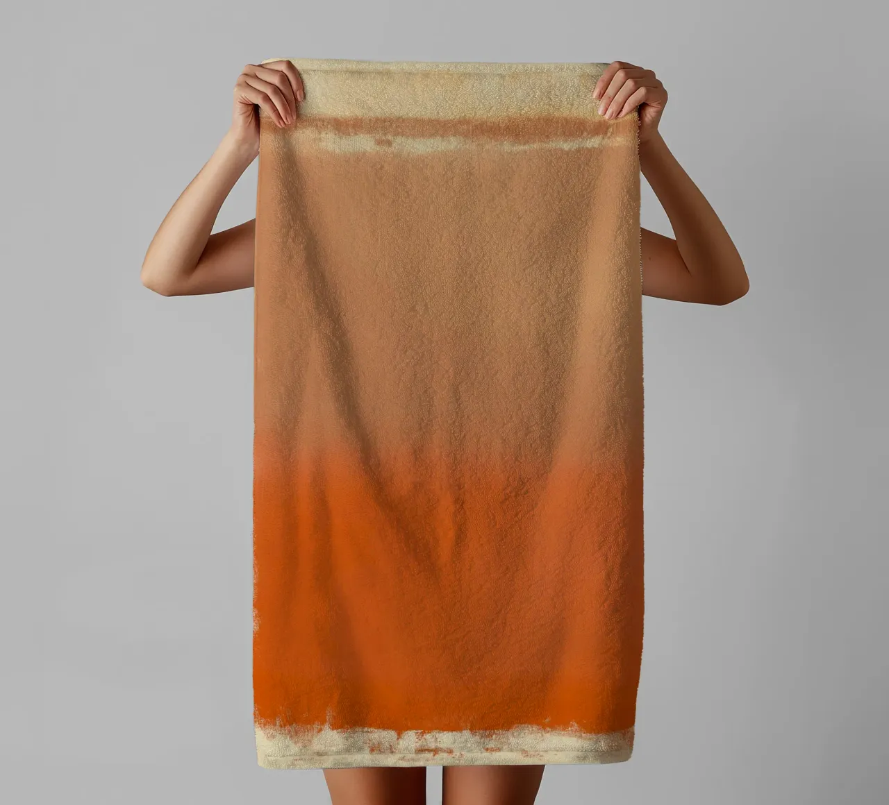 Modern colour fields towel by Carinaprint