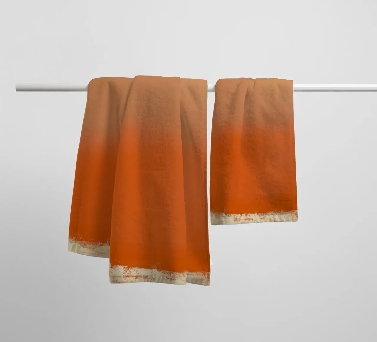 Modern colour fields towel by Carinaprint
