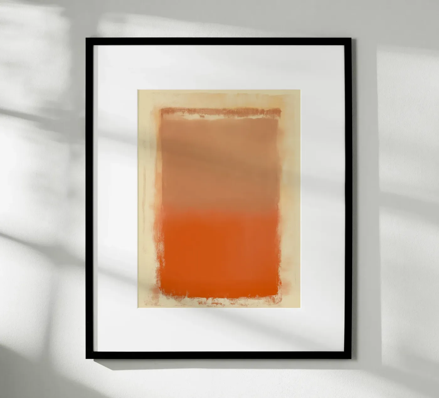 Modern colour fields poster by Carinaprint