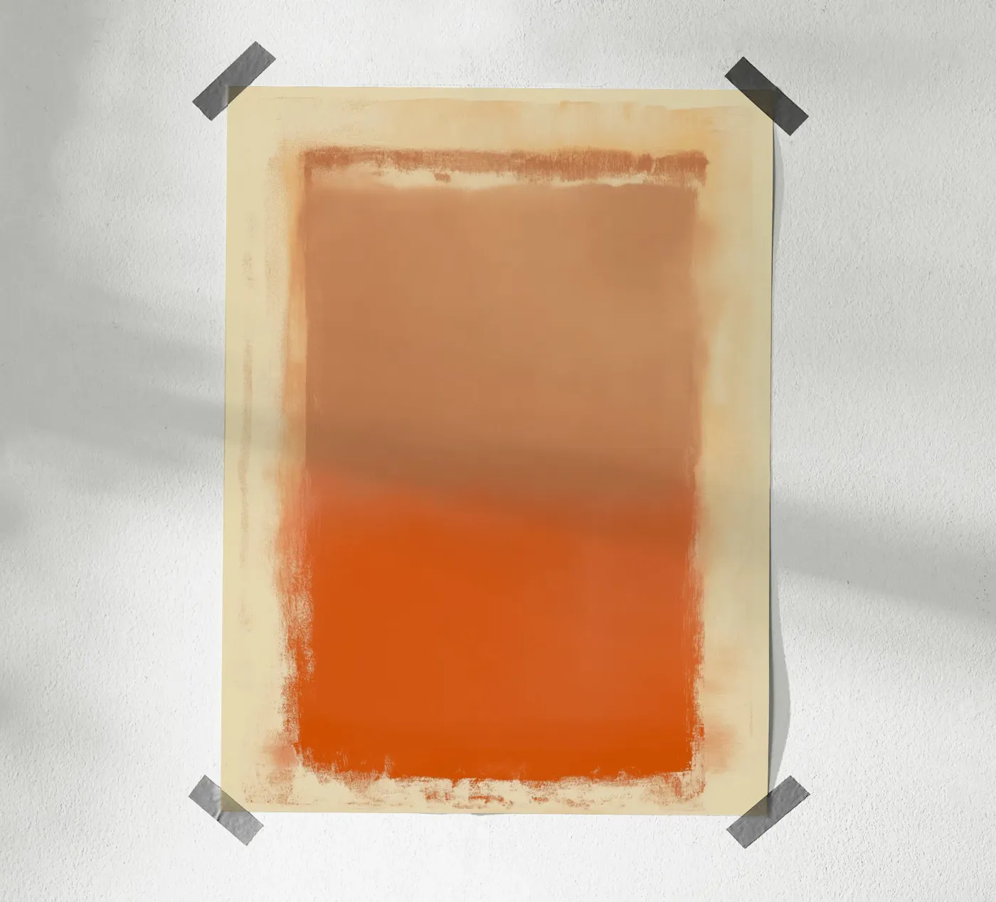 Modern colour fields poster by Carinaprint