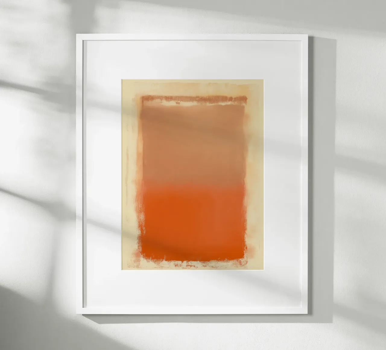 Campi di colore moderni poster da Carinaprint
