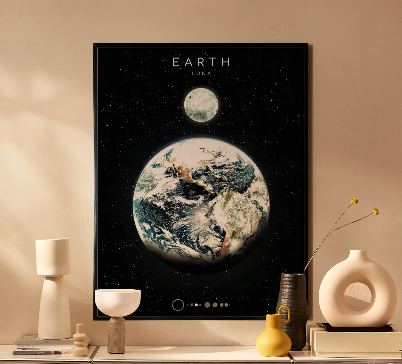 Planeet Aarde poster van David Müller