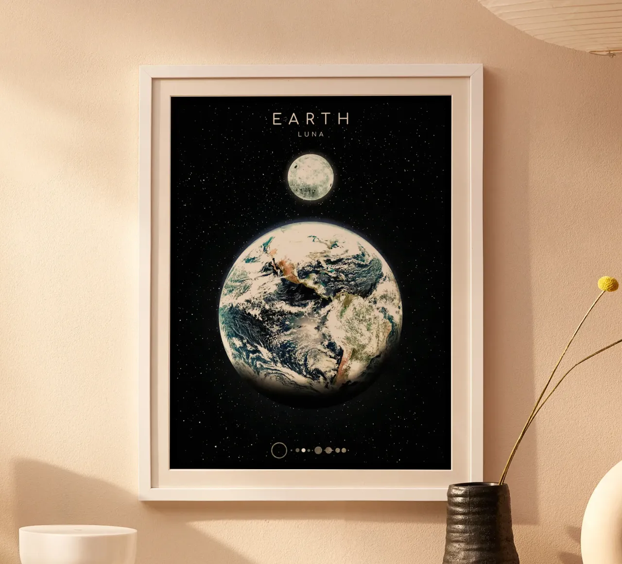 Planeet Aarde poster van David Müller