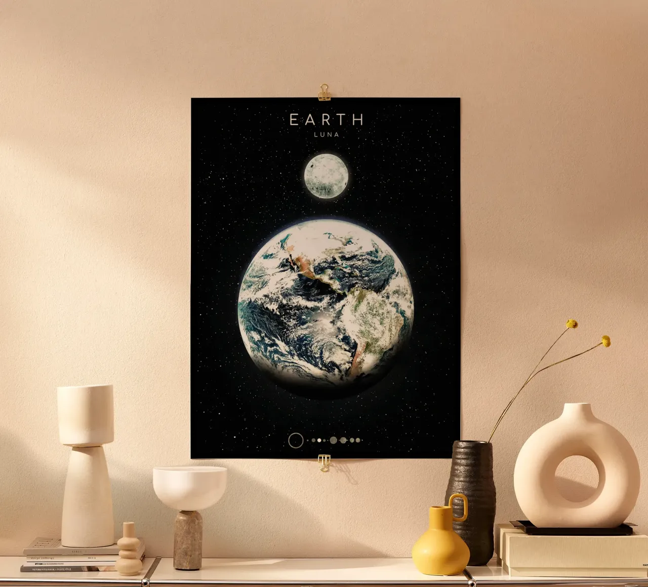 Planeet Aarde poster van David Müller