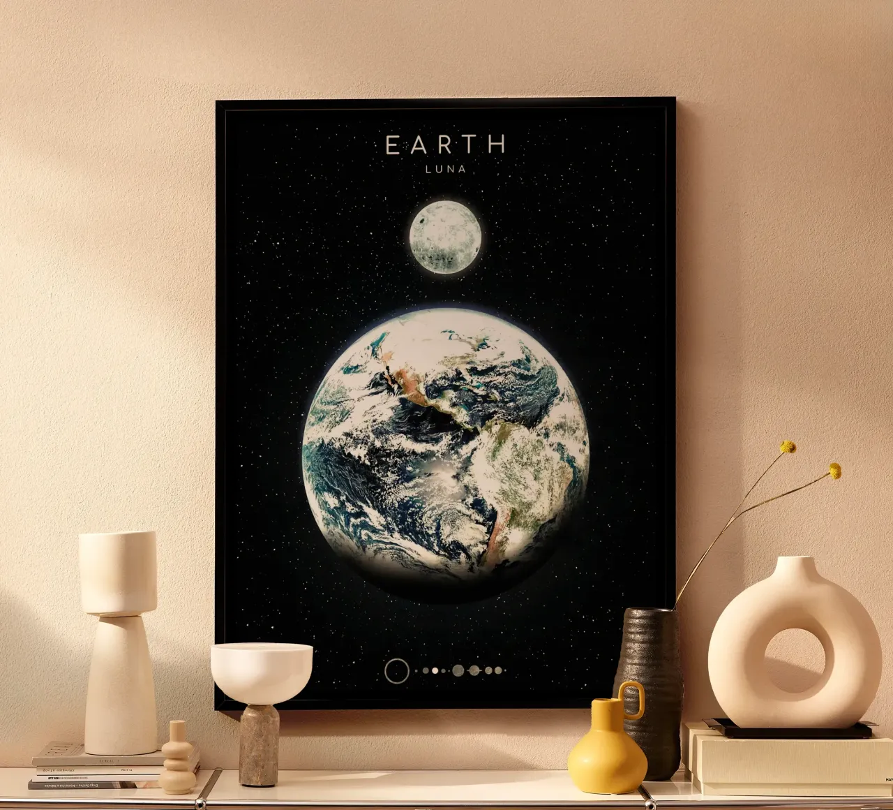Planeet Aarde poster van David Müller