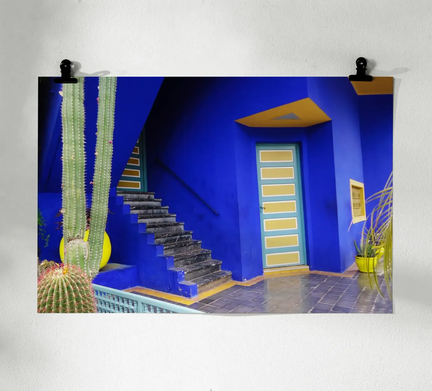MarrakechBlue3 poster by DragonFly