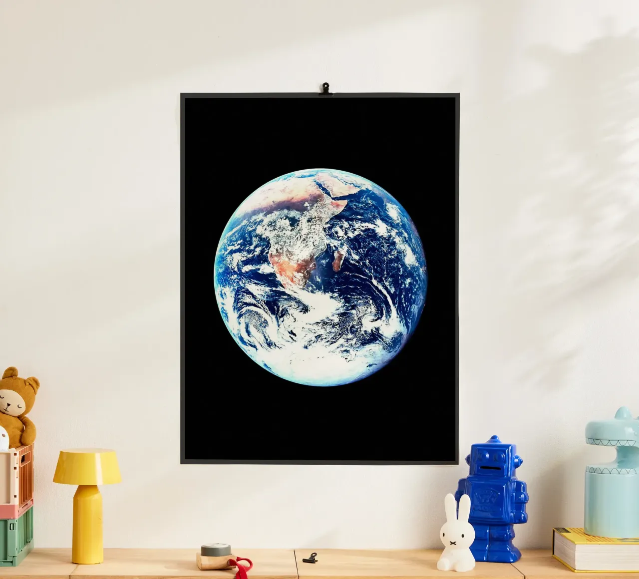 Terra poster con telaio in legno da David Müller