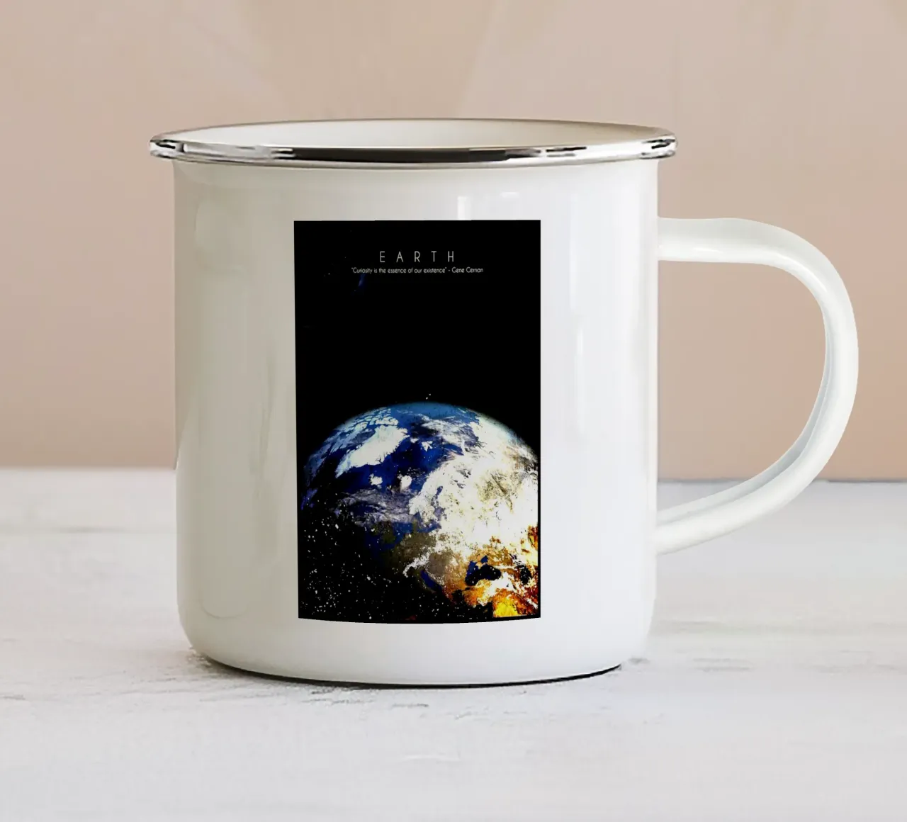 Terra tazza in smalto da David Müller