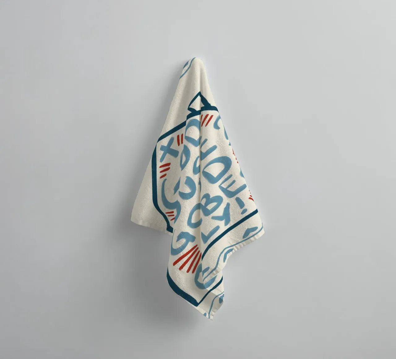 God's House Good Vibes Only - Christian Art Print towel by vintagepod