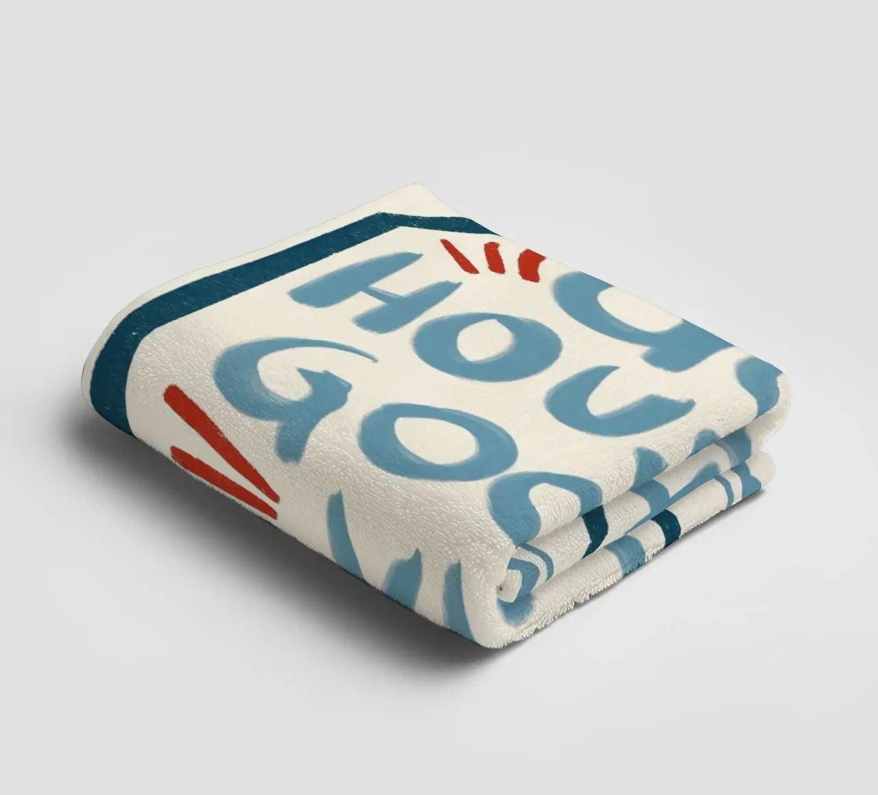 God's House Good Vibes Only - Christian Art Print towel by vintagepod