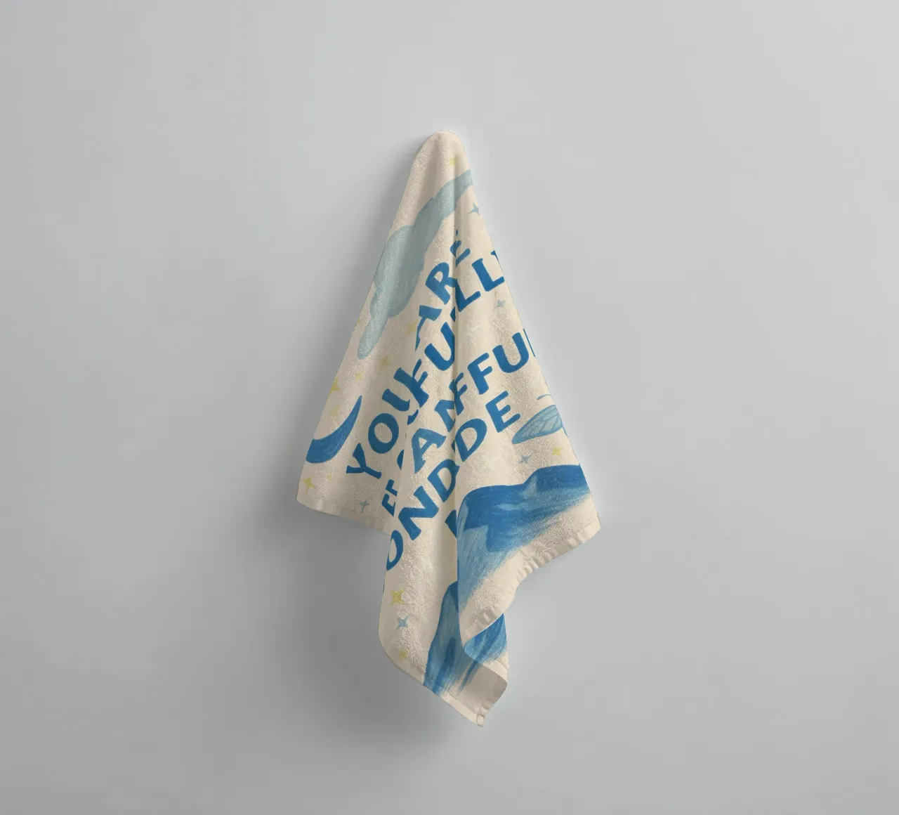 You Are Fearfully and Wonderfully Made - Art Print towel by vintagepod