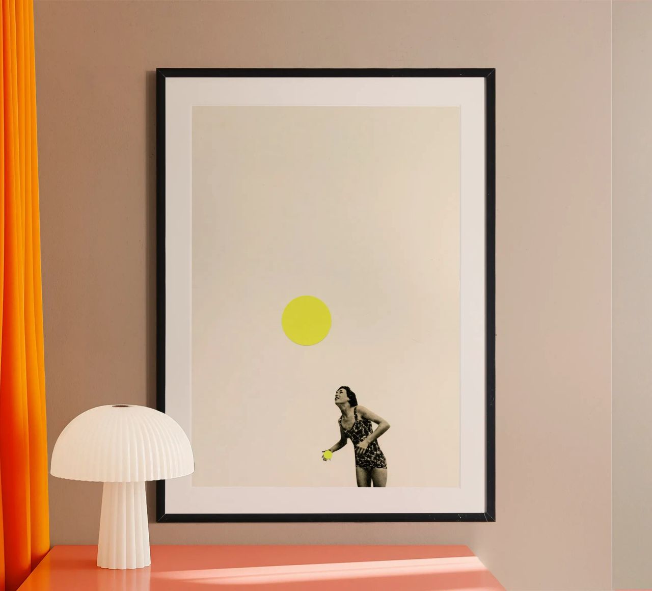 Beach Days poster by Cassia Beck Collage