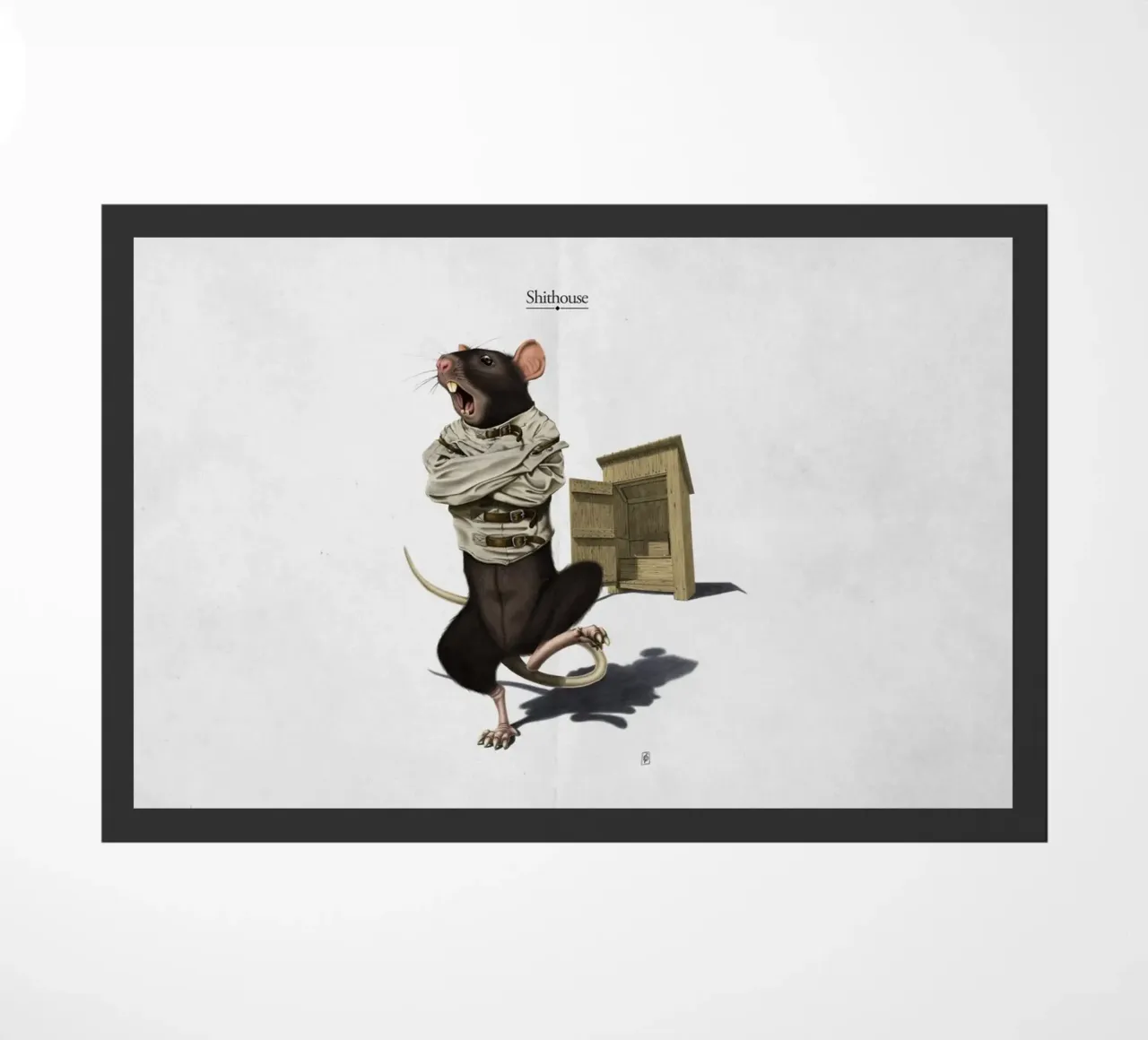Shithouse (Titled) zerbino da Rob Art | Illustration