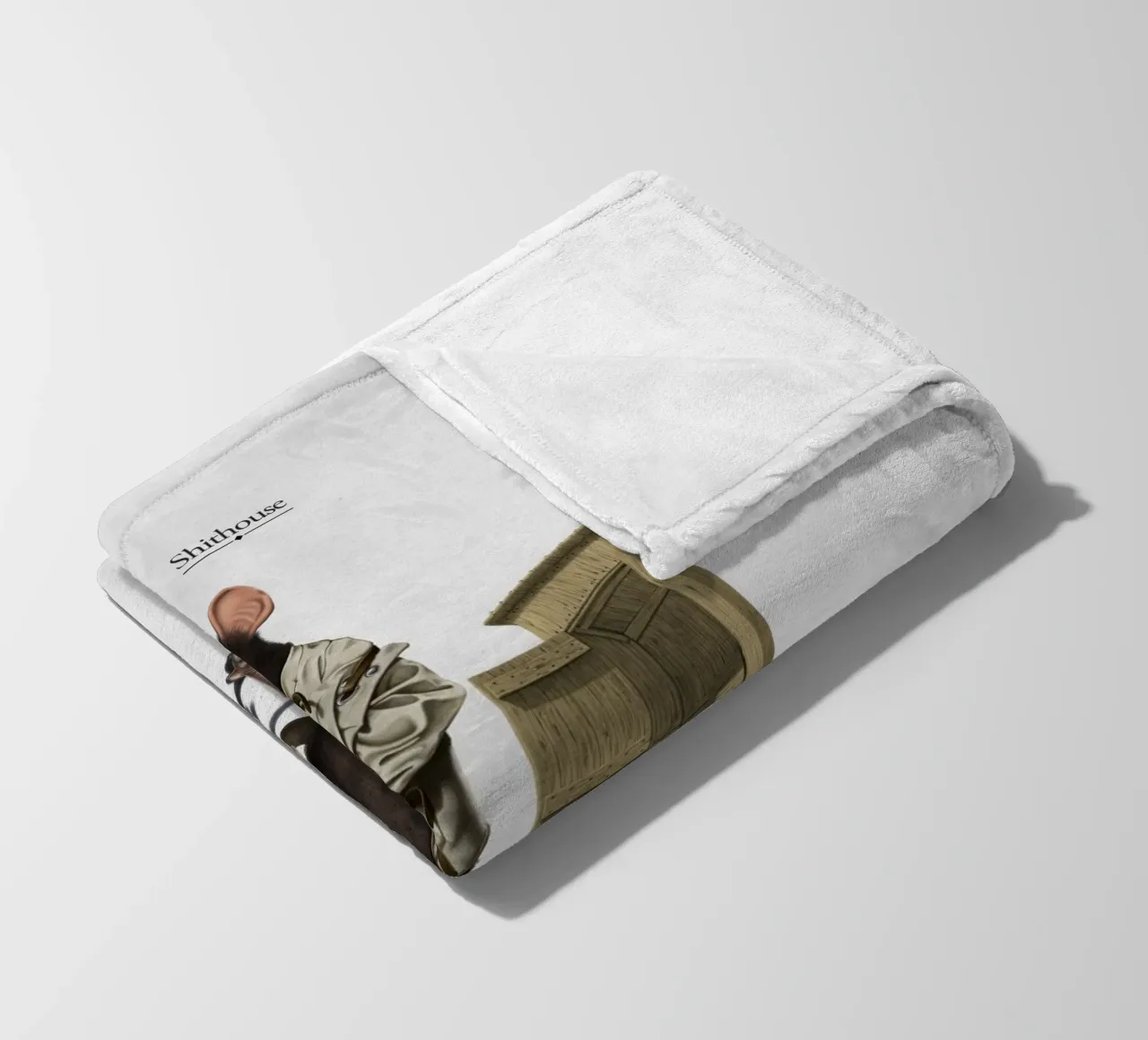 Shithouse (Titled) coperta in pile da Rob Art | Illustration