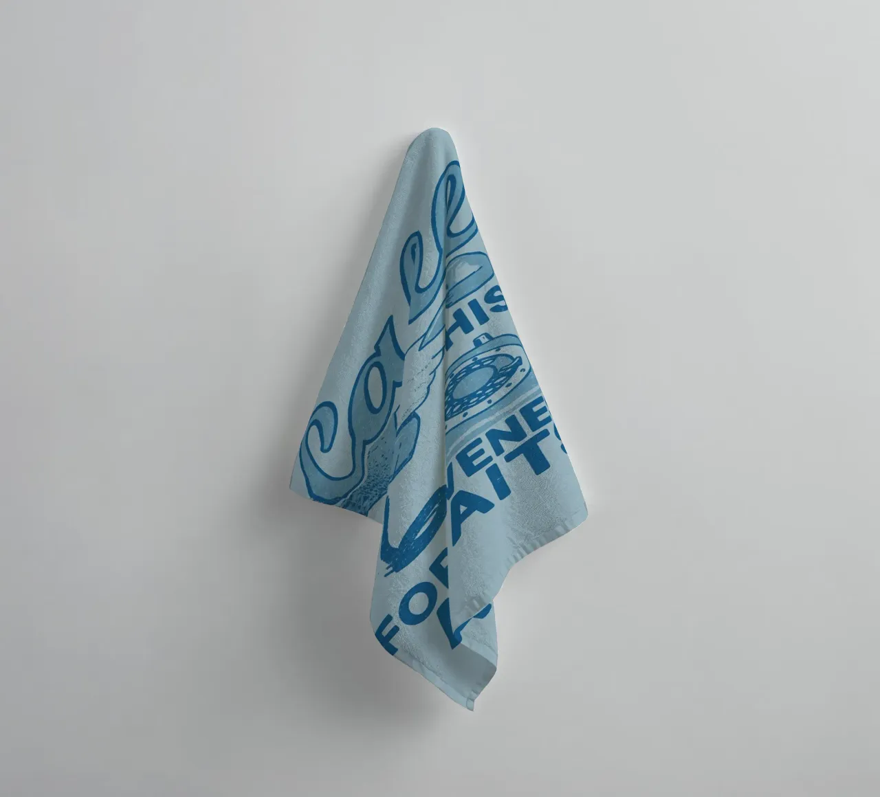 Call On His Forgiveness - Retro Art Print towel by vintagepod