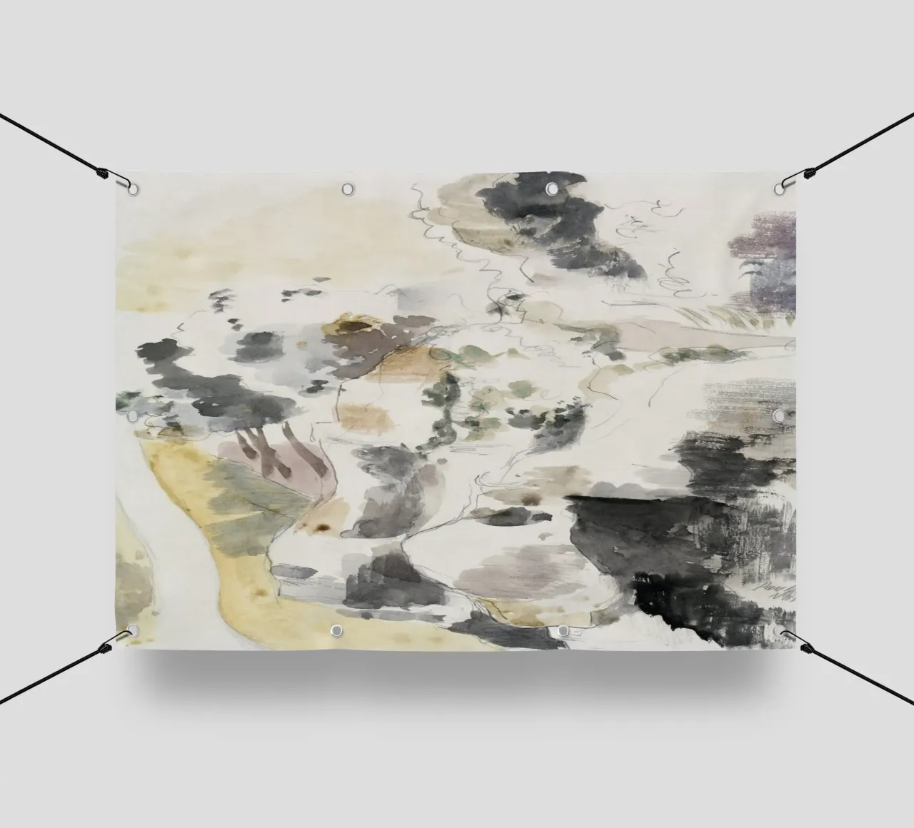 Cliffs abstract telo in pvc da vintageshop