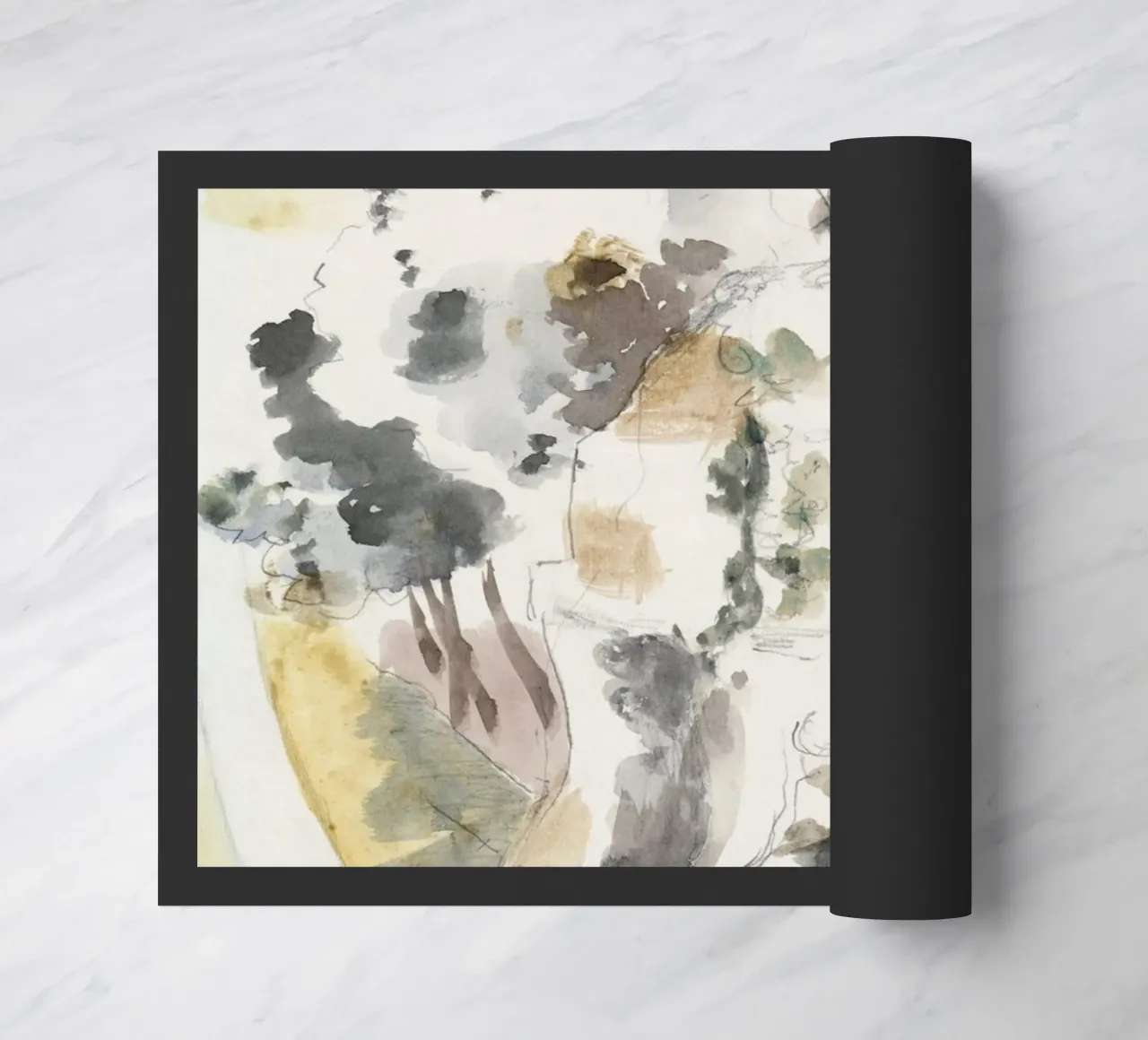 Cliffs abstract zerbino da vintageshop