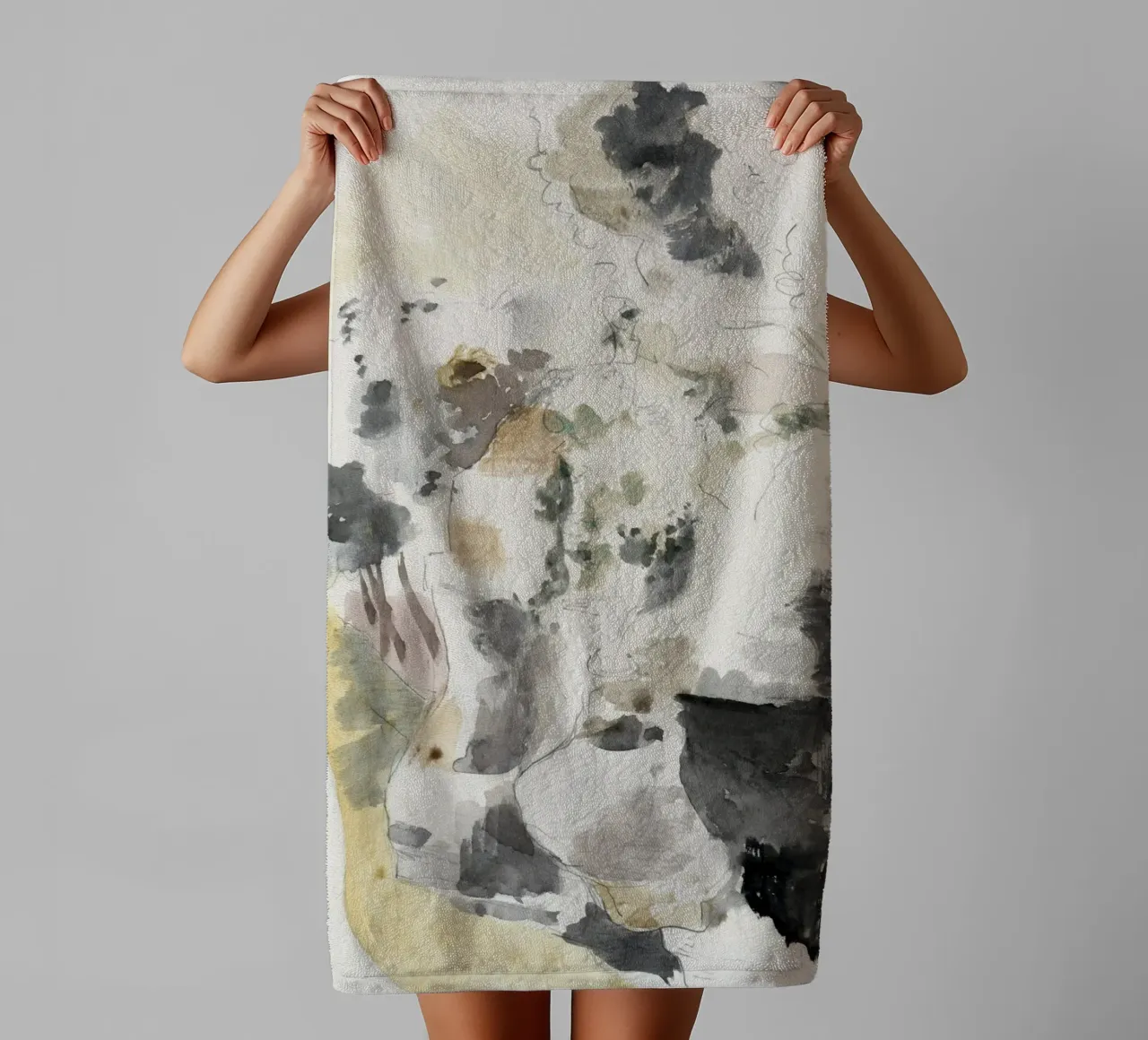 Cliffs abstract asciugamano da bagno da vintageshop