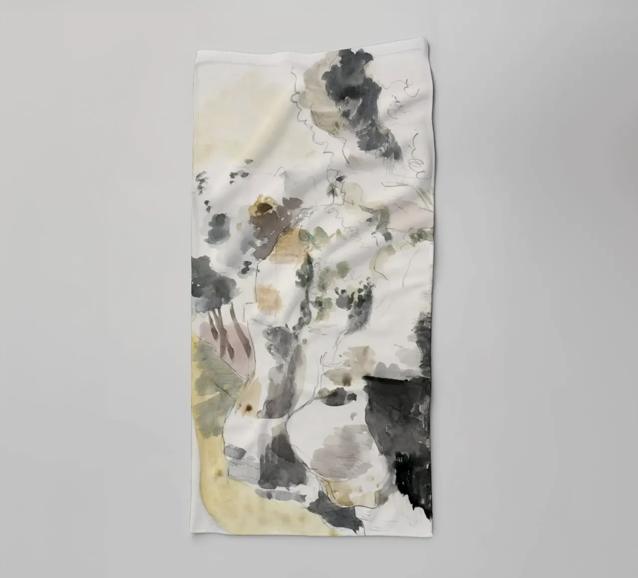 Cliffs abstract asciugamano da bagno da vintageshop