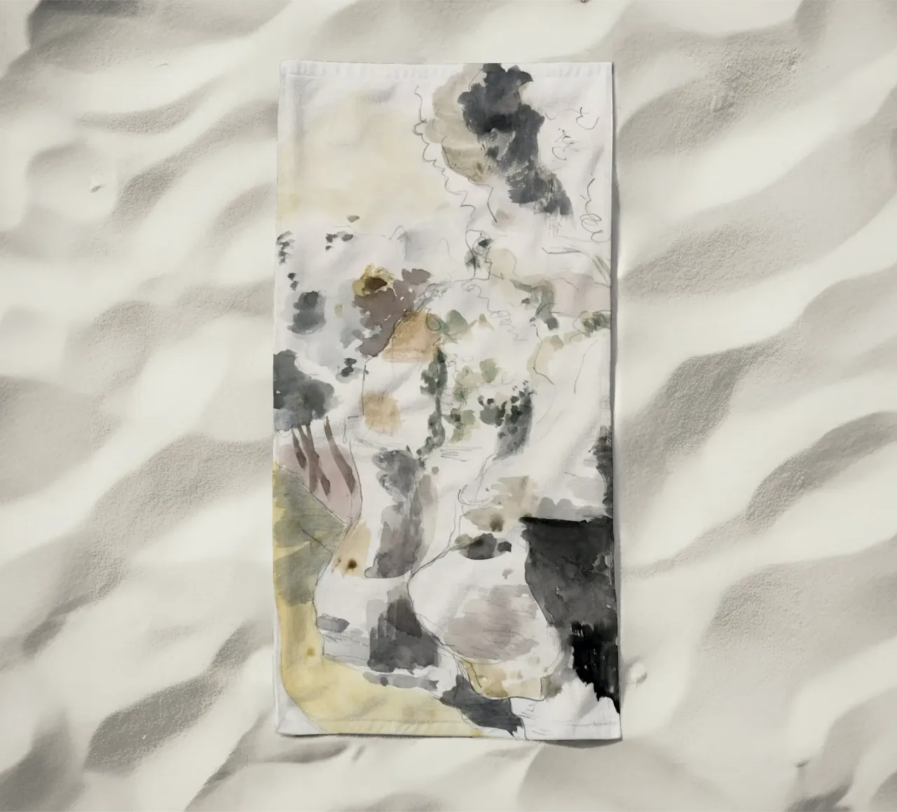 Cliffs abstract telo mare da vintageshop