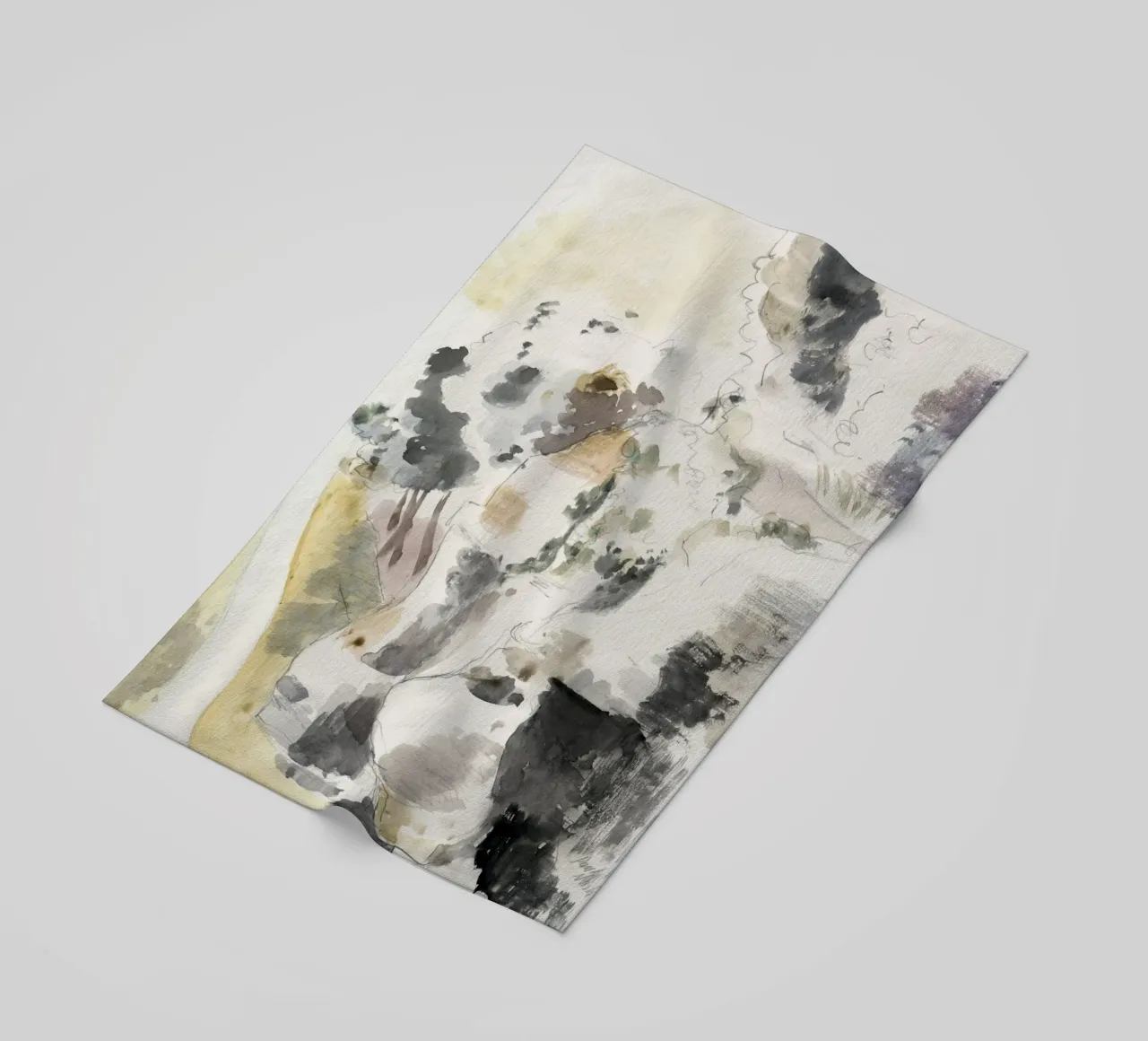 Cliffs abstract telo mare da vintageshop