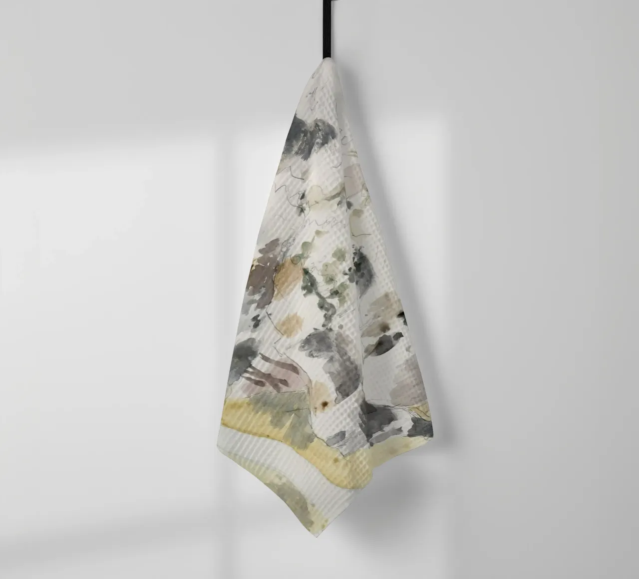 Cliffs abstract torchon de vintageshop