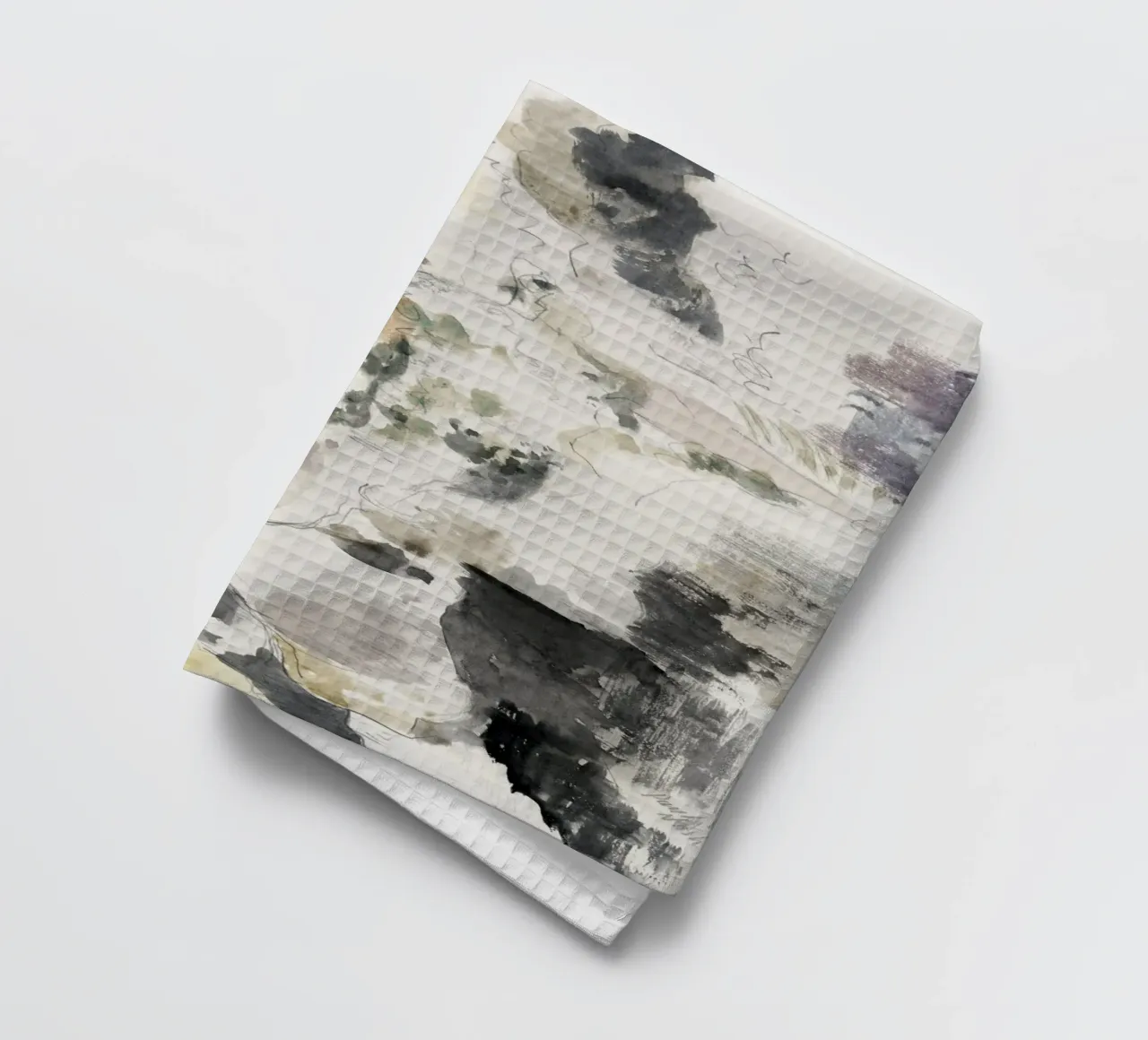 Cliffs abstract torchon de vintageshop