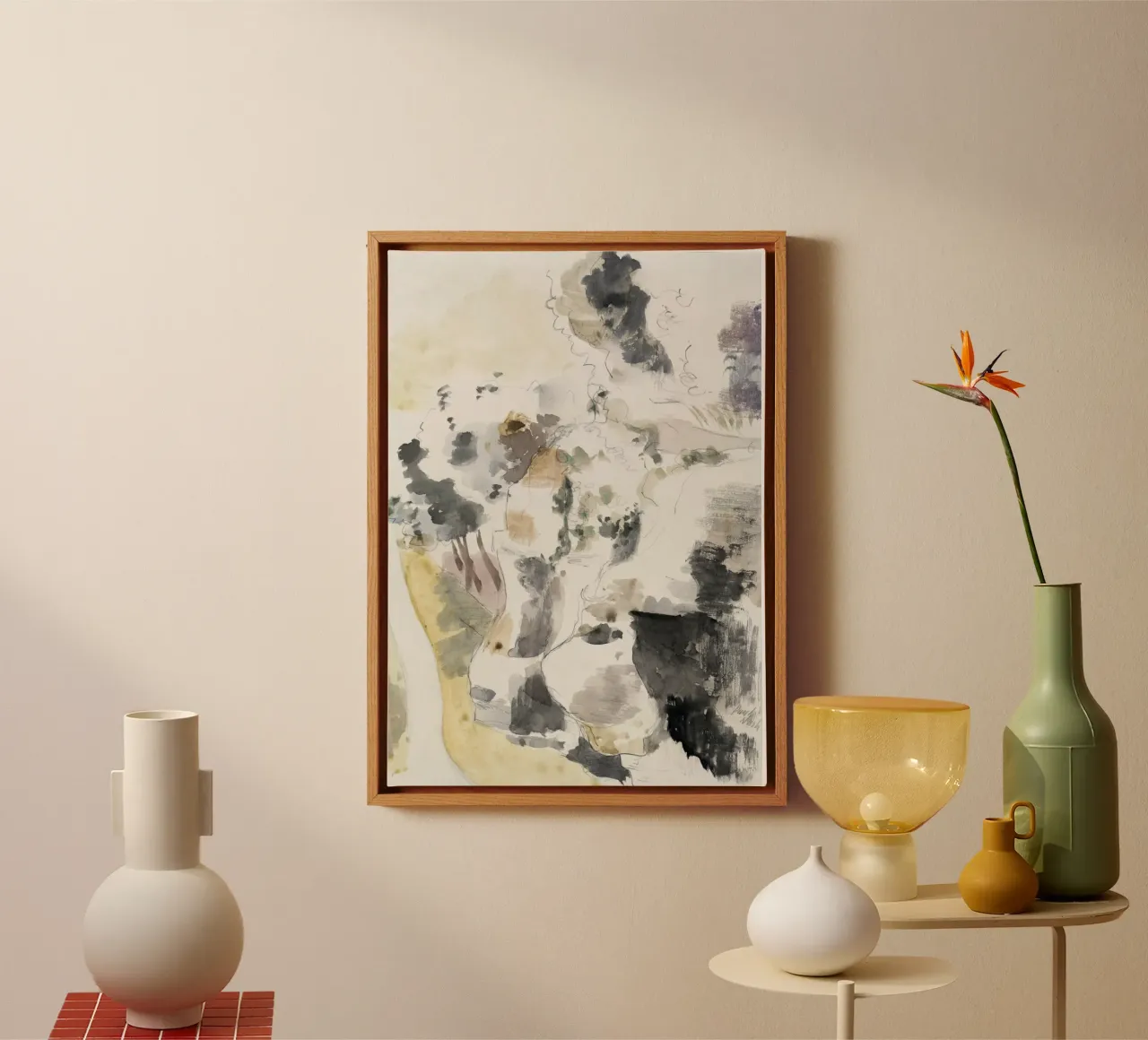 Cliffs abstract tela da vintageshop