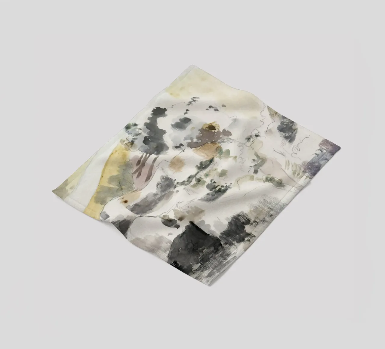 Cliffs abstract coperta in pile da vintageshop