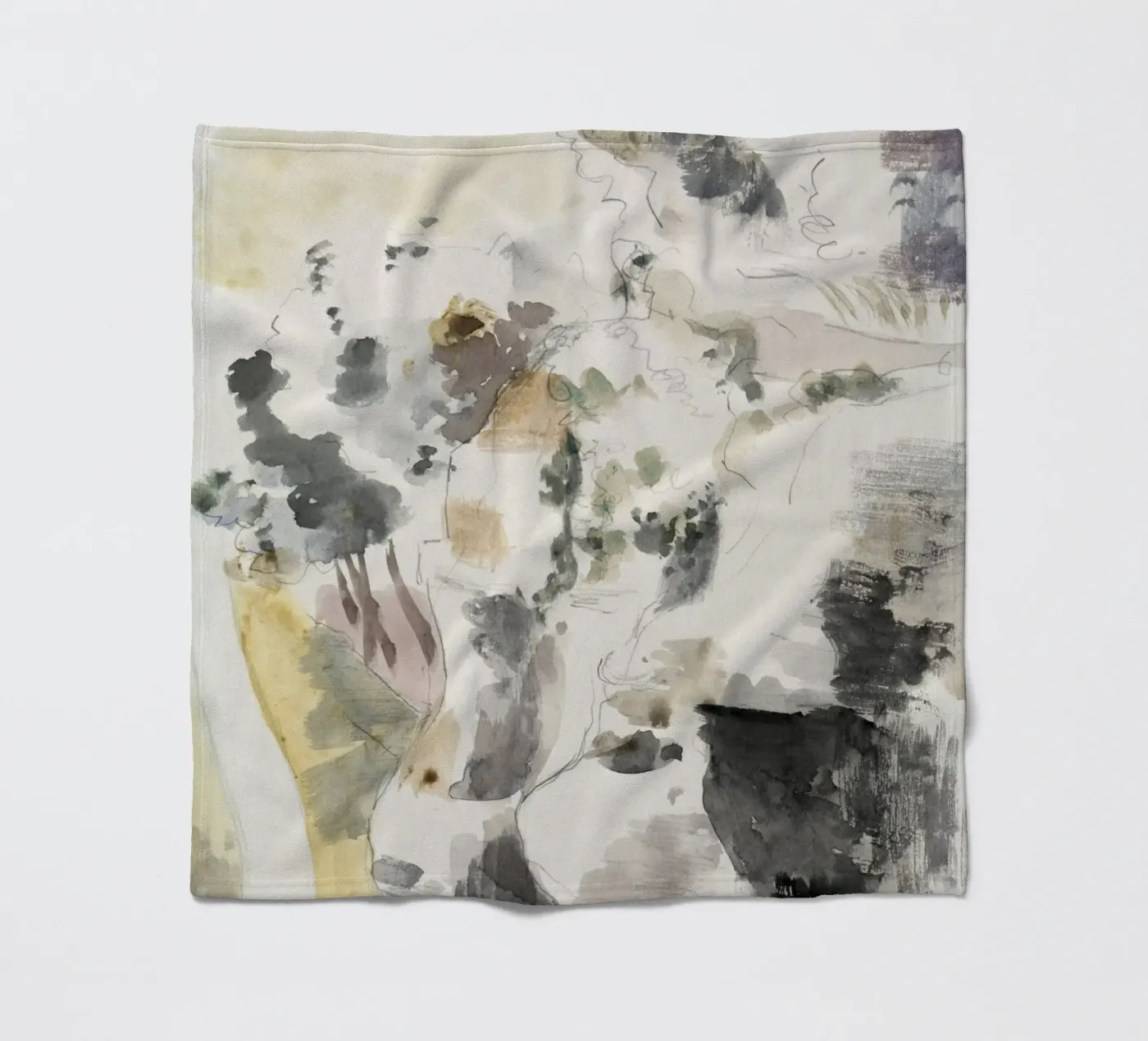 Cliffs abstract Fleecedecke von vintageshop