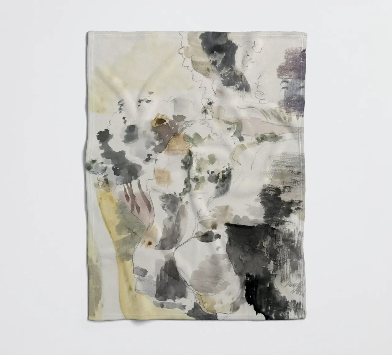 Cliffs abstract coperta in pile da vintageshop