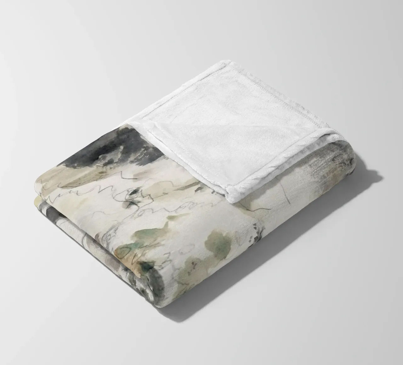 Cliffs abstract coperta in pile da vintageshop