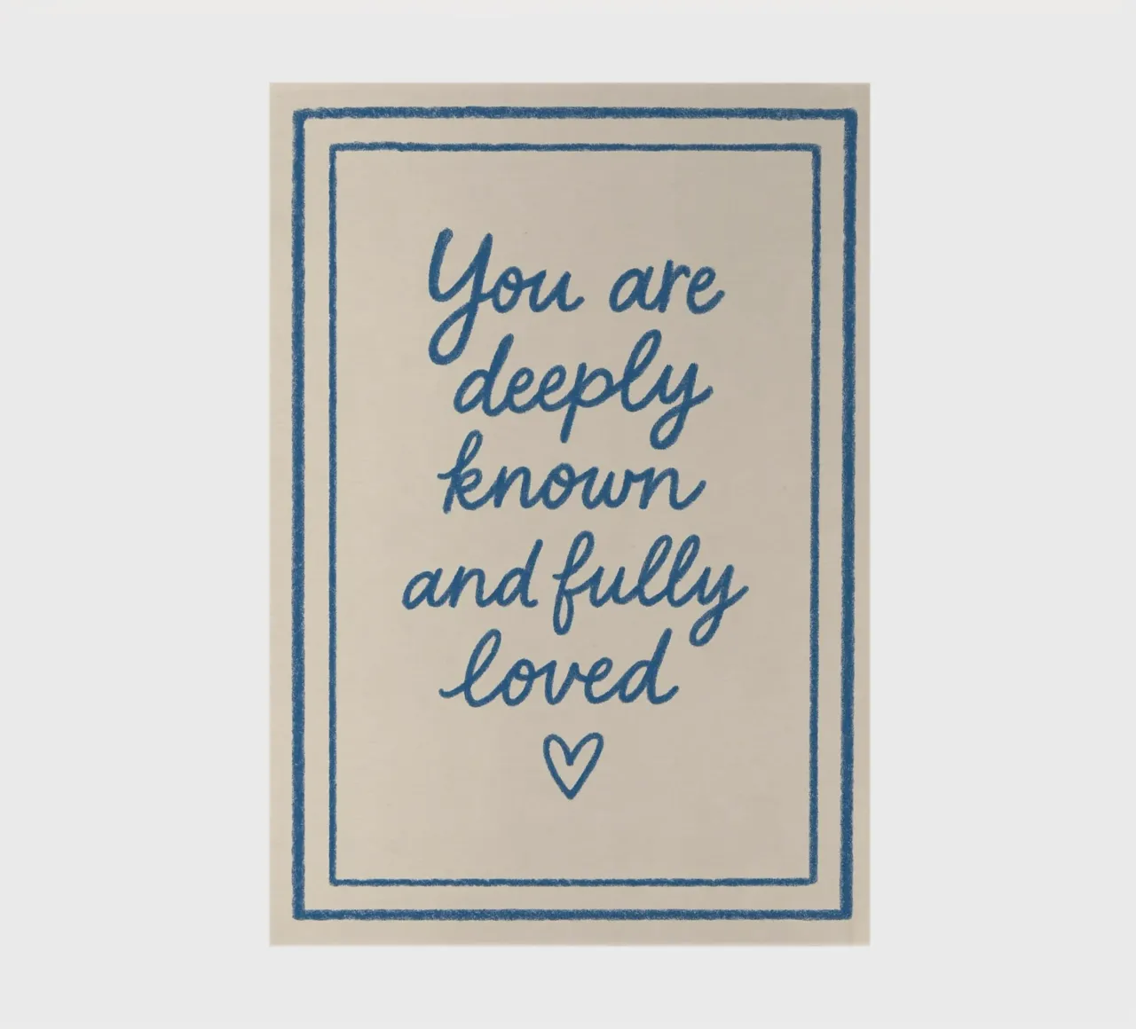 Deeply Known and Fully Loved - Art Print notebook by vintagepod