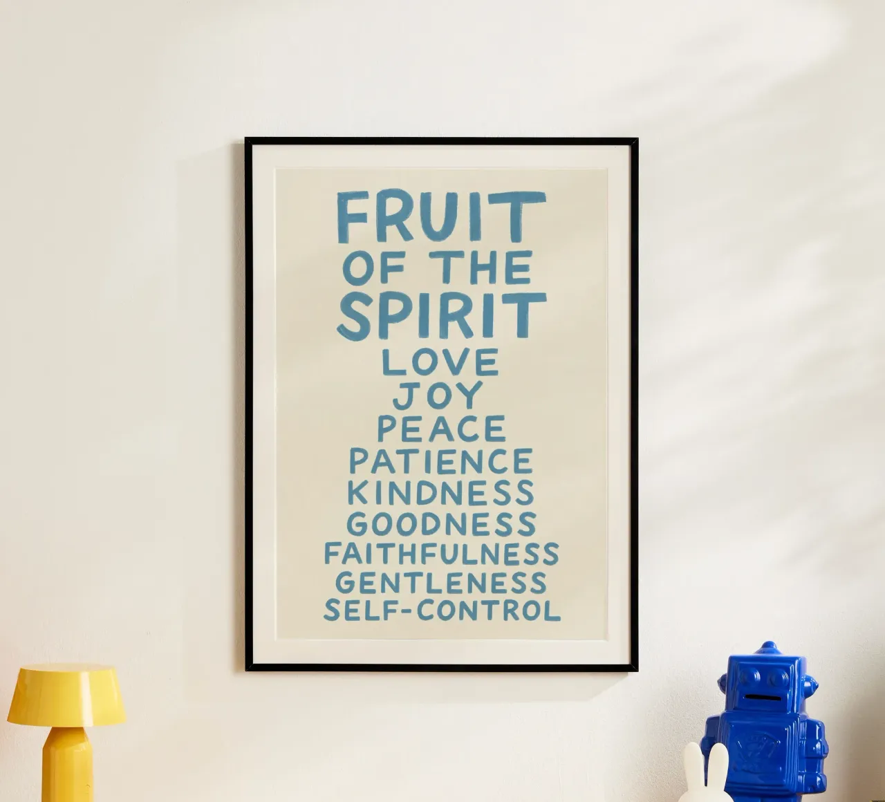 Frucht des Geistes - Galater 5:22-23 Kunstdruck Poster von vintagepod