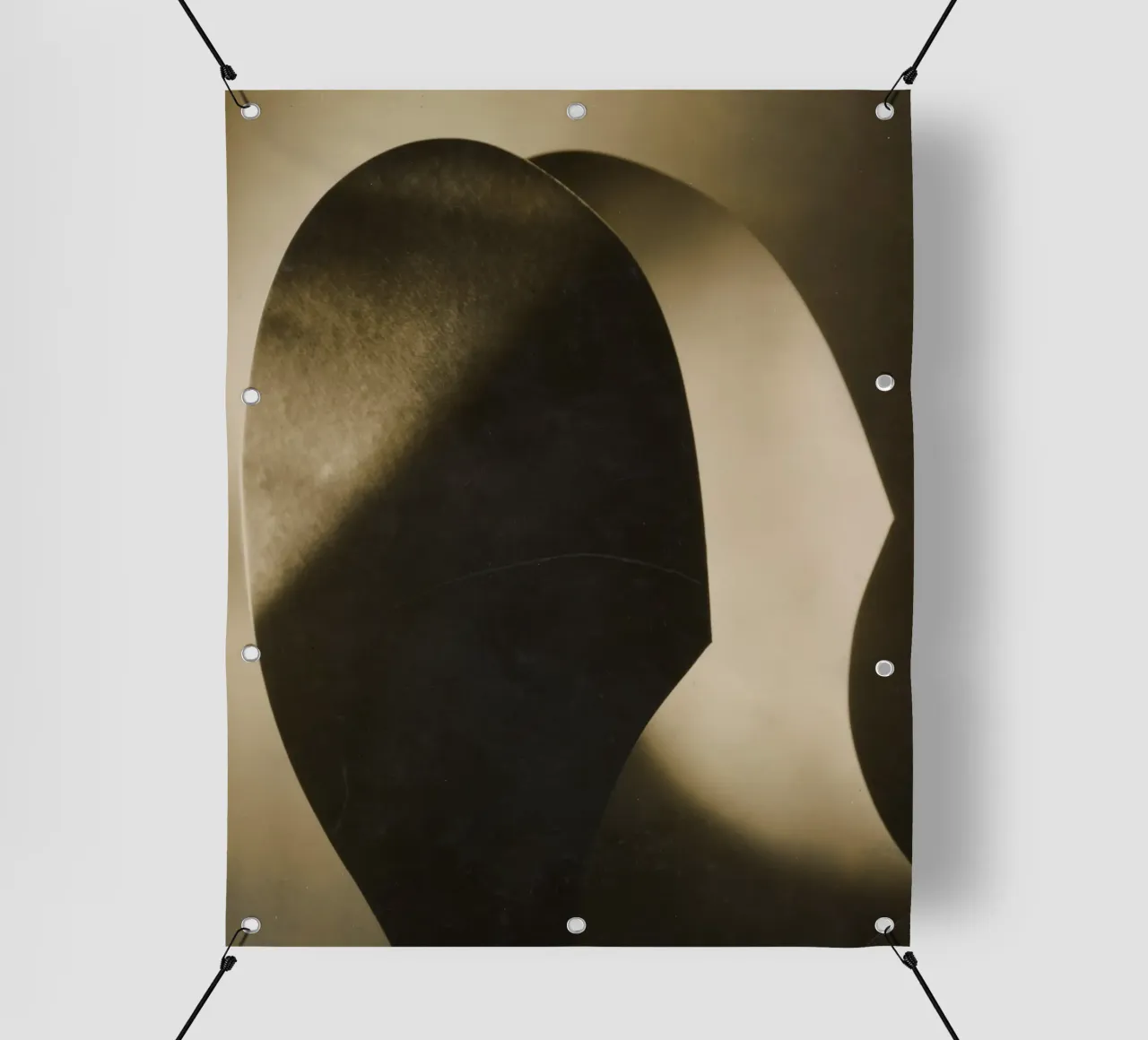 Cut-paper Abstraction telo in pvc da vintageshop