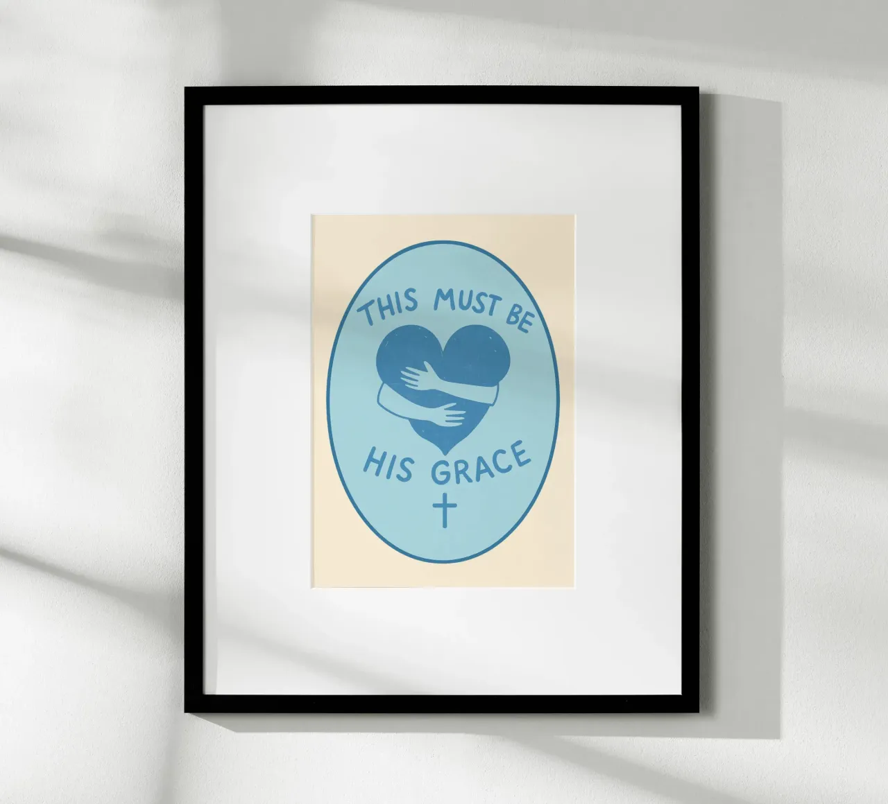 Questa deve essere la sua grazia - Stampa d'arte del cuore poster da vintagepod