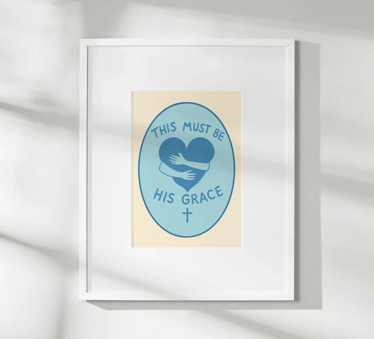 Questa deve essere la sua grazia - Stampa d'arte del cuore poster da vintagepod