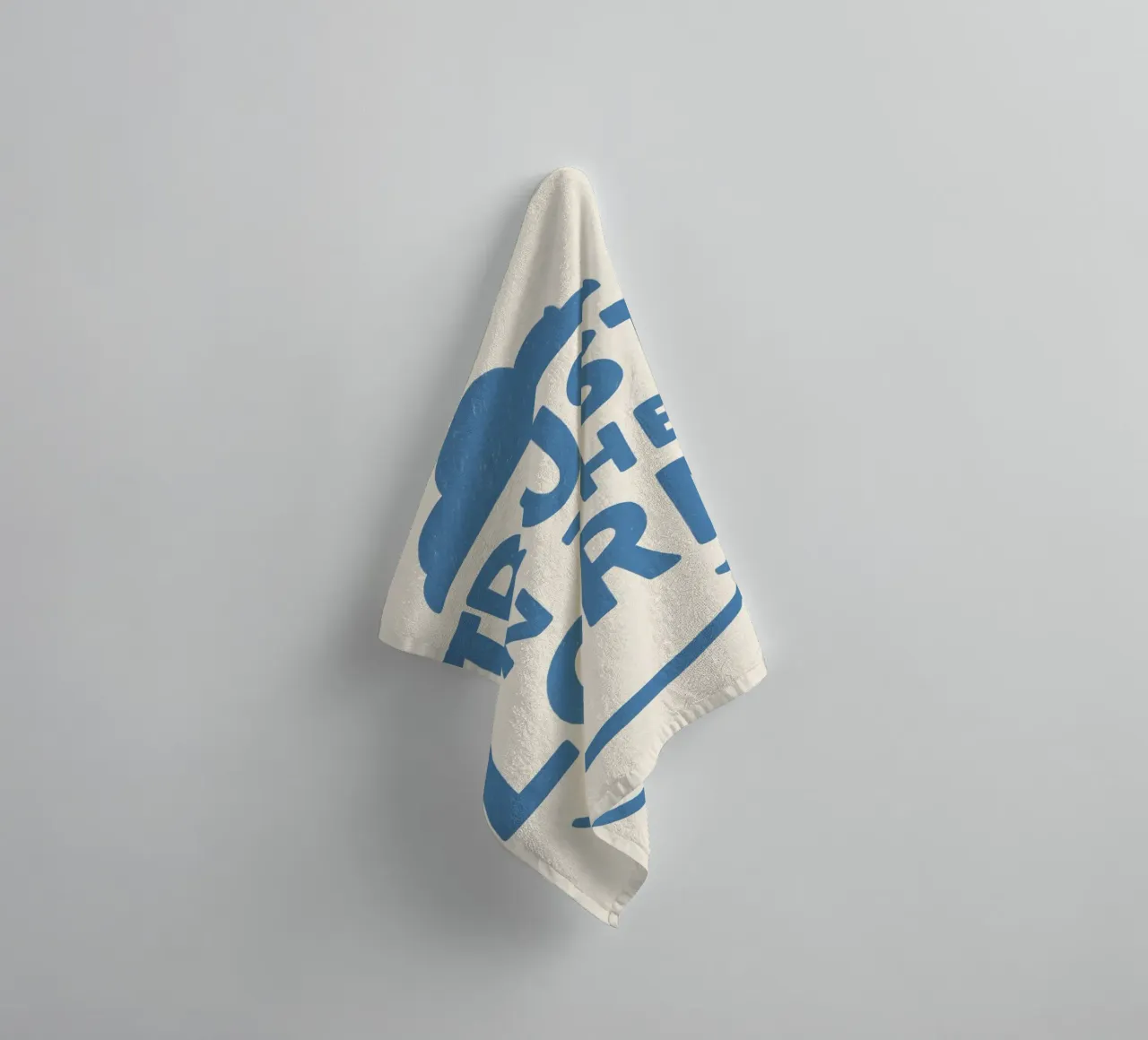 Trust in the Lord - Cloud and Arrow Christian Art towel by vintagepod
