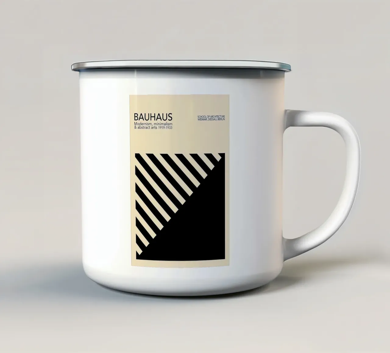 Bauhaus 1919 tazza in smalto da Brooke
